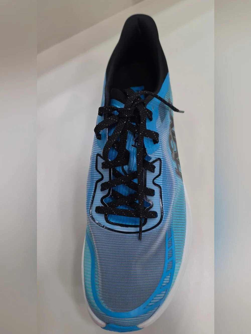 Hoka UNISEX Cielo X 1 2.0 Blue & Black Cush Road Running Shoes W 11.5, M 10 NWOB